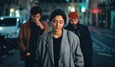 Mona (Golshifteh Farahani) with Abel (Louis Garrel) and Clément (Vincent Macaigne)